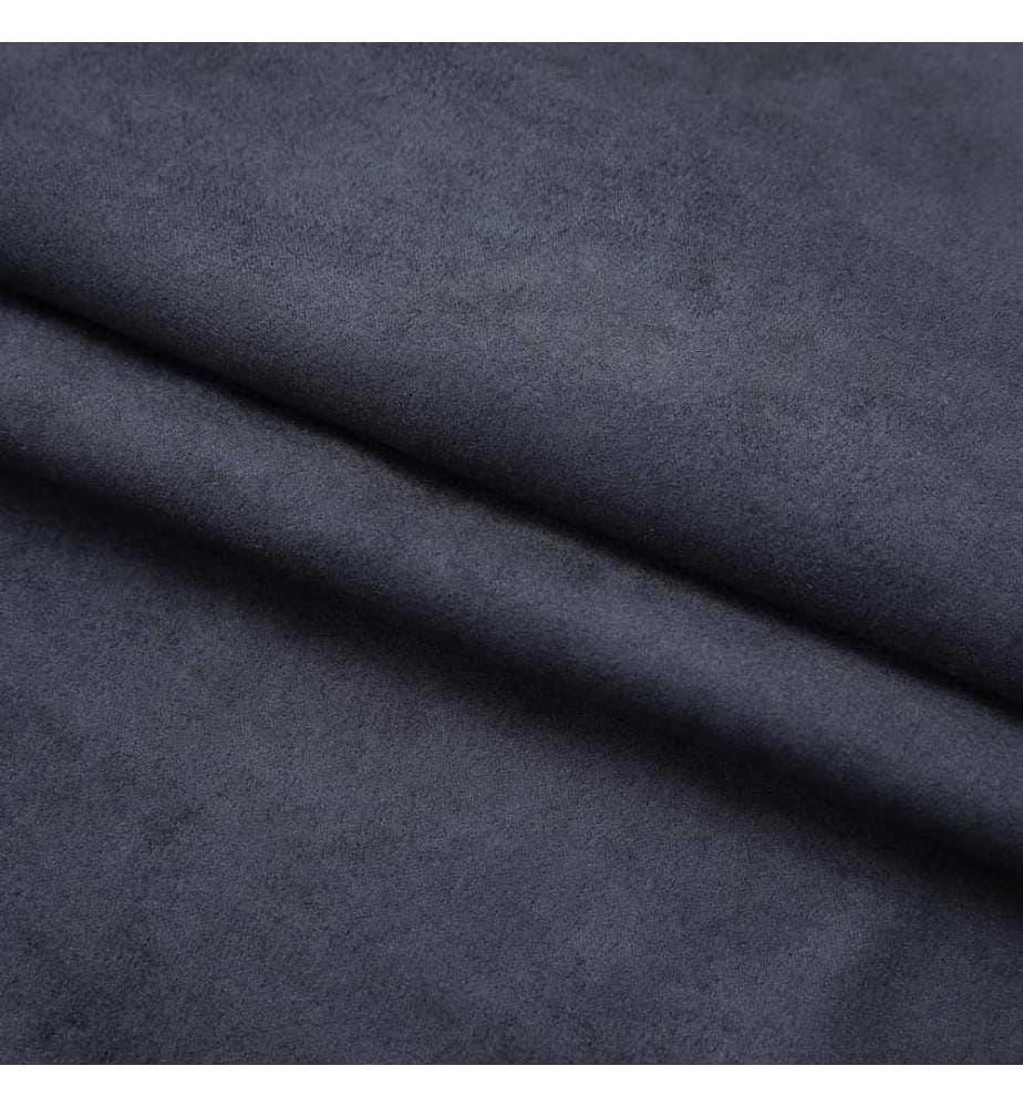 Verdunkelungsvorhänge mit Haken 2 Stk. Anthrazit 140x175 cm