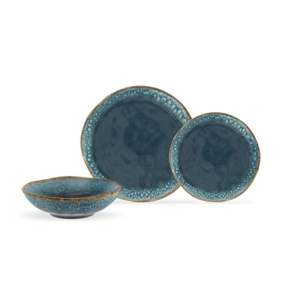 Dinner Set (18 Pieces) - Indigo Blue
