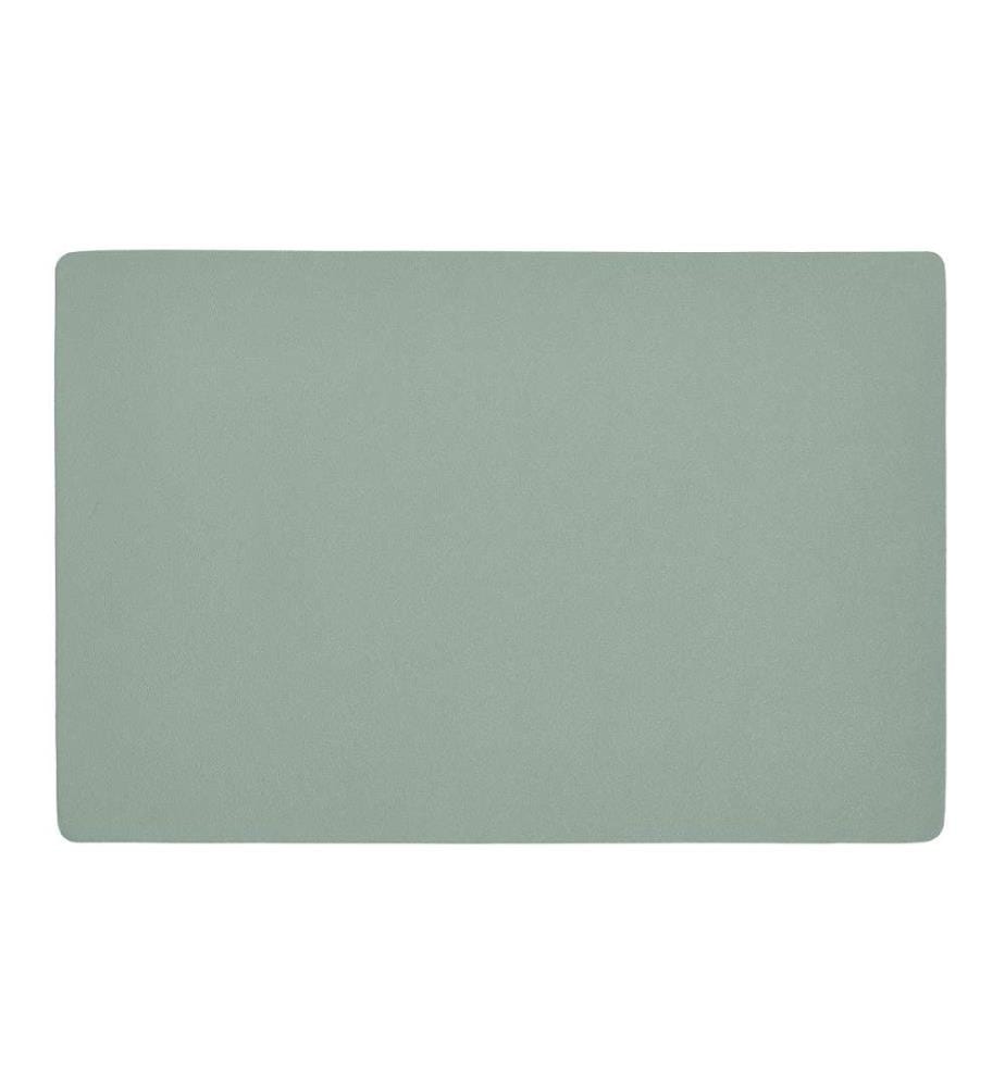 Set de table, similicuir - menthe