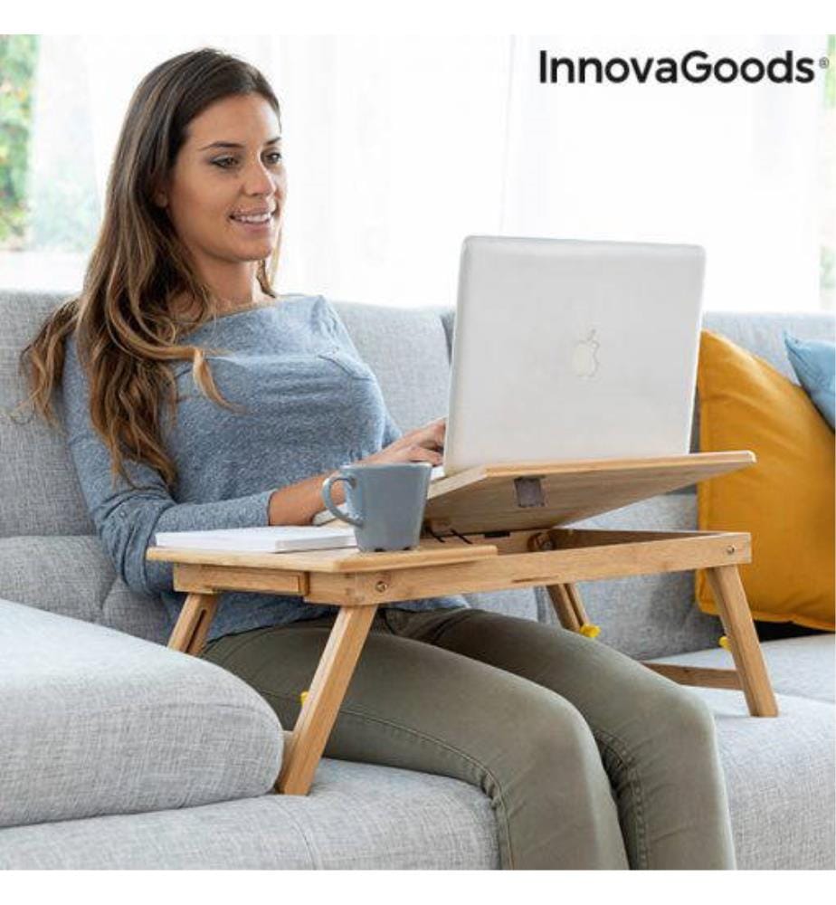 Table Pliante D'Appoint En Bambou Lapwood