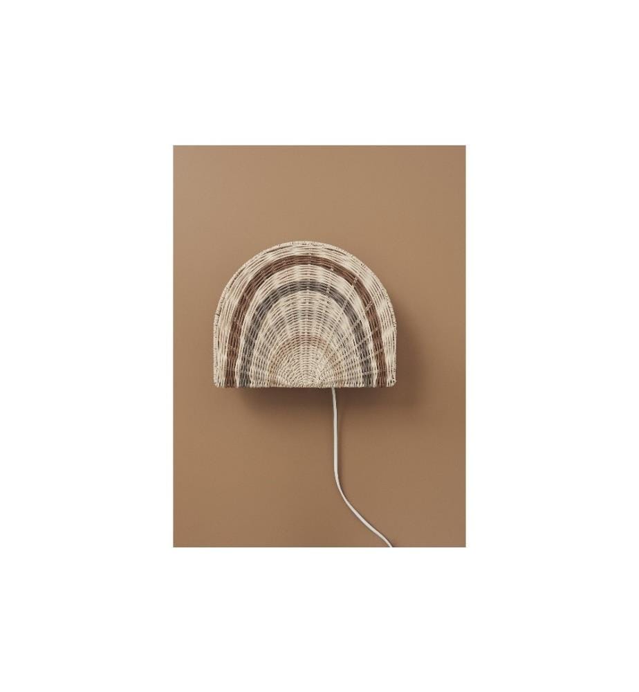 Lampe murale Arc-en-ciel 28 x 30 cm, couleurs naturelles
