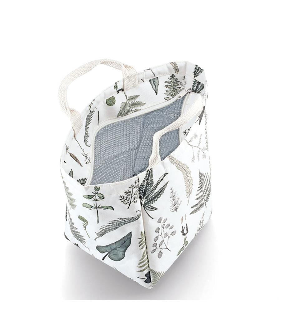 Sac Isotherme, Polyester/Aluminium - Blanc et Vert