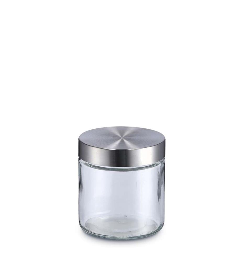Bocal à provisions avec couvercle en acier inoxydable - 750 ml