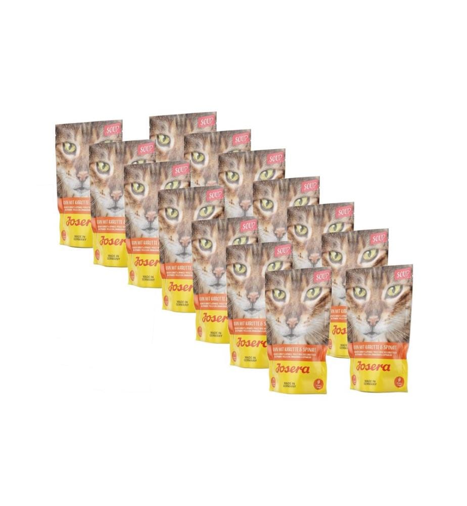 Josera - Soup Huhn, Karotte & Spinat, 16 x 70 g