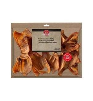 SWISS MOUNTAIN PETFOOD - Schweineohren, 800 g