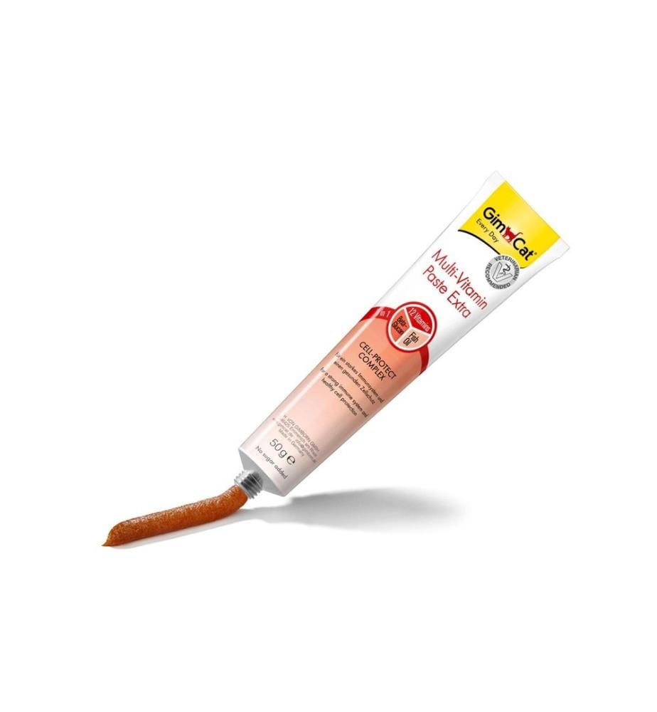 GIMPET - Complément alimentaire GimCat Pâte Multi-Vitamines Extra, 50 g