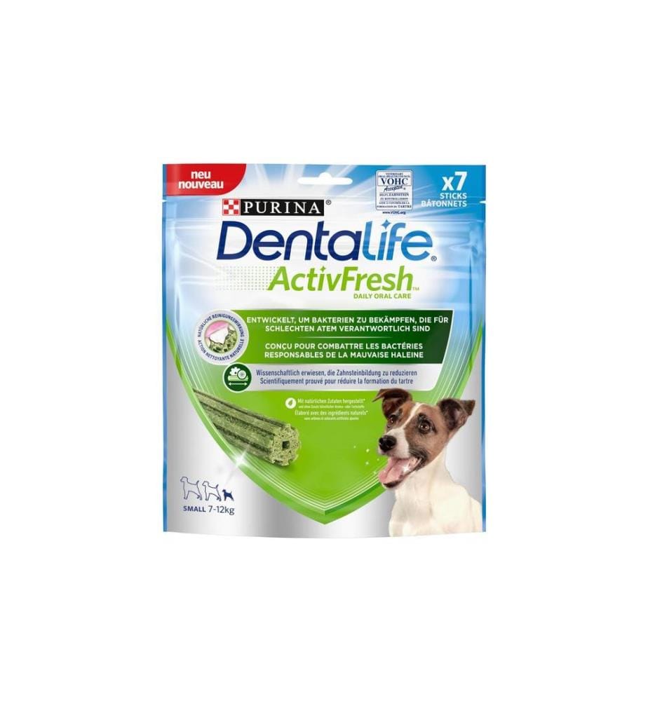 PURINA DENTALIFE - Bâtonnet à mâcher ActivFresh Small, 7 bâtons