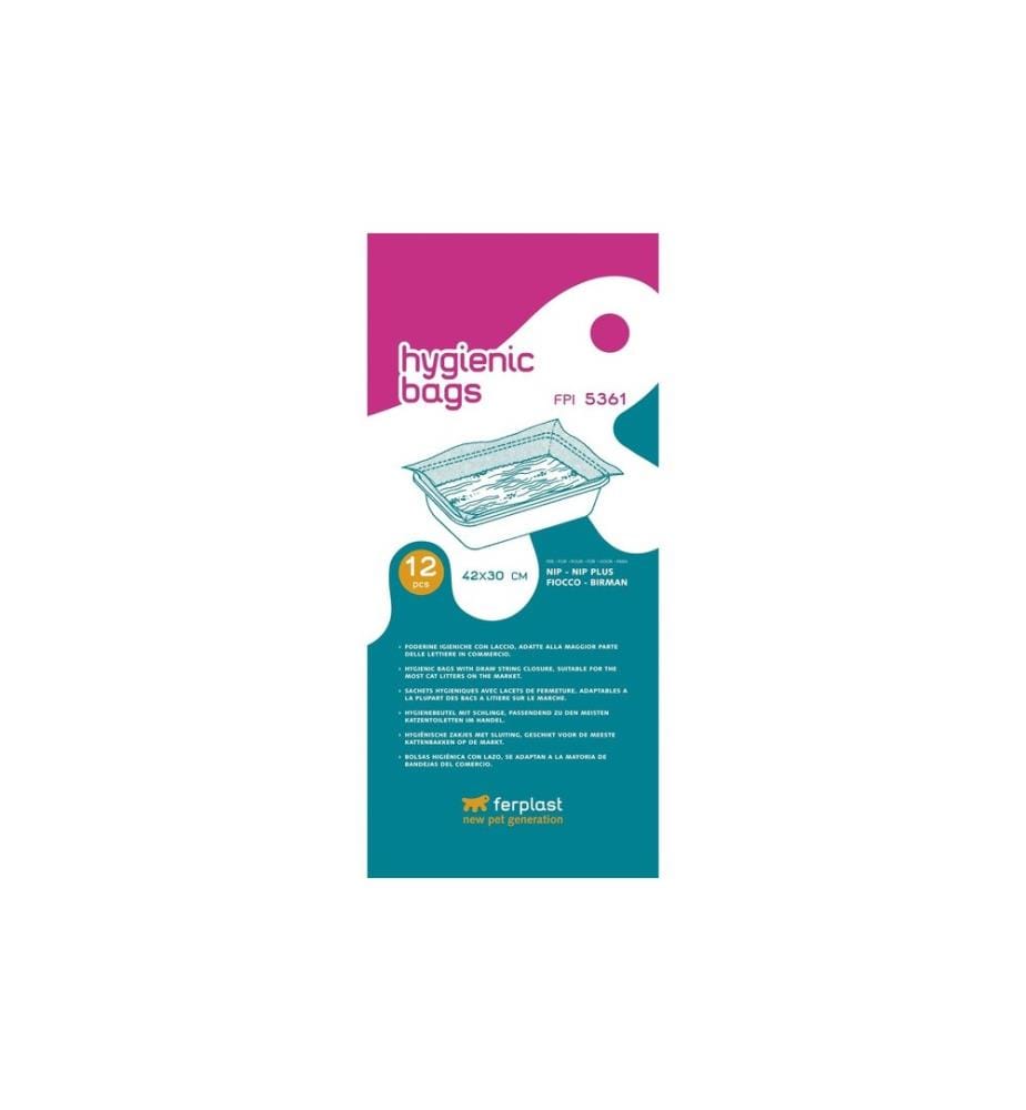 FERPLAST - Katzentoilettenbeutel FPI 5361, 12 Stück