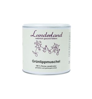 LUNDERLAND - Supplément alimentaire pour chiens Moule aux orles verts, 250 g