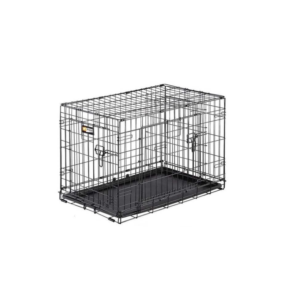FERPLAST - Transportbox Dog-Inn-75, faltbare Metallbox