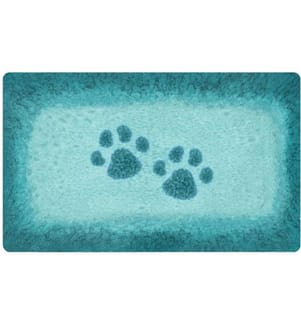 TARHONG - Napfunterlage PVC Vasaio, 29.2 x 48.3 cm, Blau