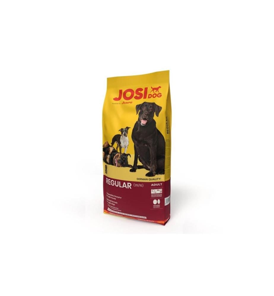 Josi Cat & Dog by Josera - Alimentation sèche JosiDog Regular, Adulte, 15 kg