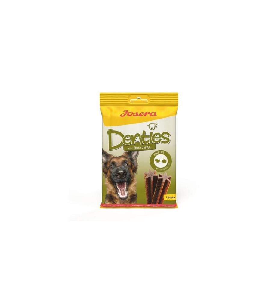 Josera - Bâtonnet à mâcher Denties Turkey & Apple, Adulte, 180 g