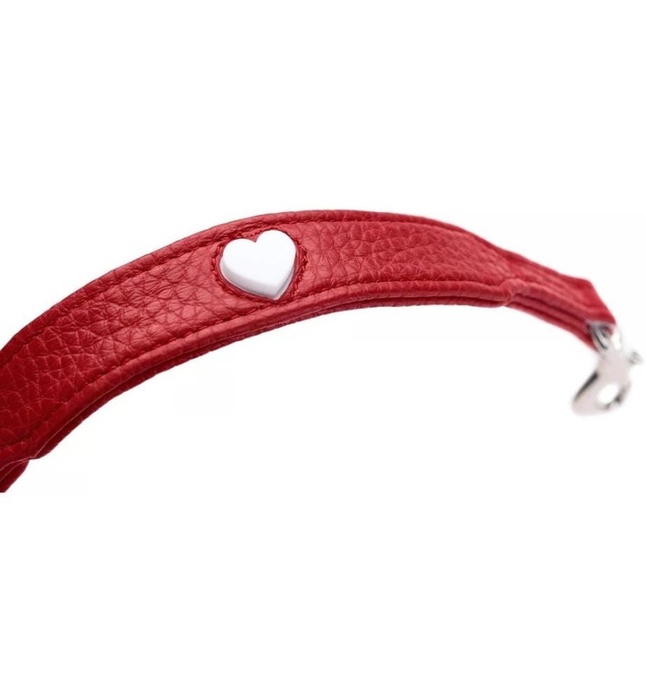 HUNTER - Laisse réglable Round & Soft Love, 0.6/200, Rouge