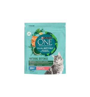 PURINA ONE - Trockenfutter Dual Nature Adult Lachs & Spirulina, 650 g