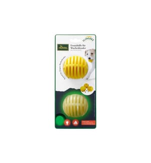 HUNTER - Hunde-Spielzeug Flingerz Ersatzballset, Orange/Gelb