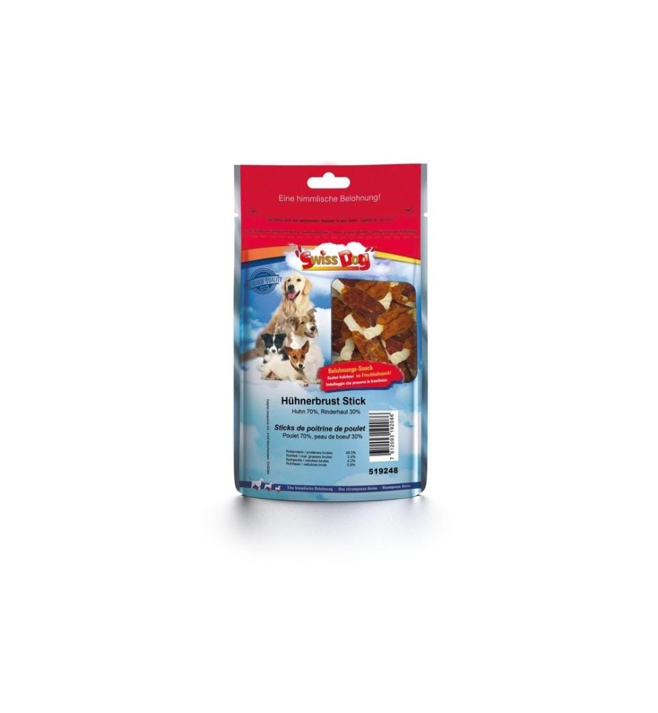 SWISSDOG - Kausnack XXL Hühnerbrust Stick 1100 g