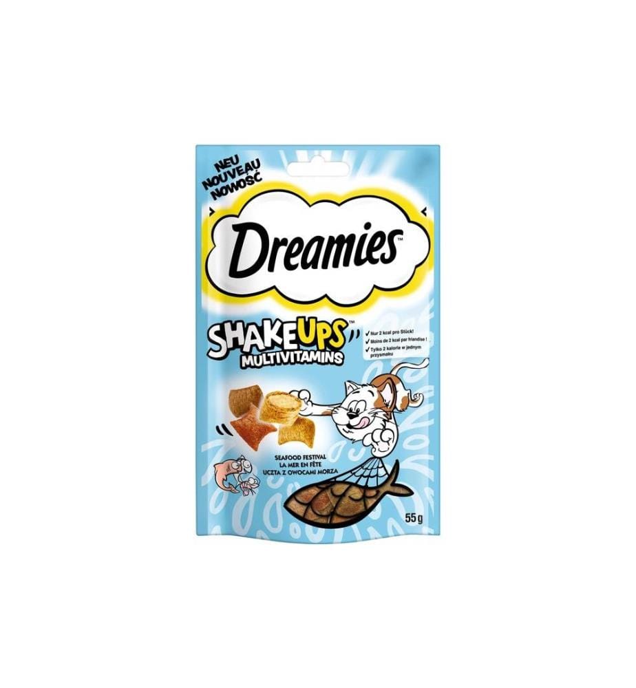 DREAMIES - Katzen-Snack Shake ups Multivitamins Seafood 6 x 55 g