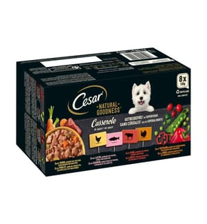 CESAR - Nassfutter Natural Goodness in Sauce, 8 x 100 g