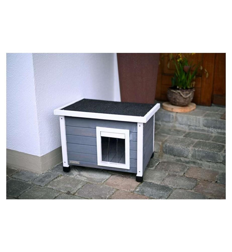 KERBL - Katzenhaus Rustica 57 cm x 45 cm x 43 cm