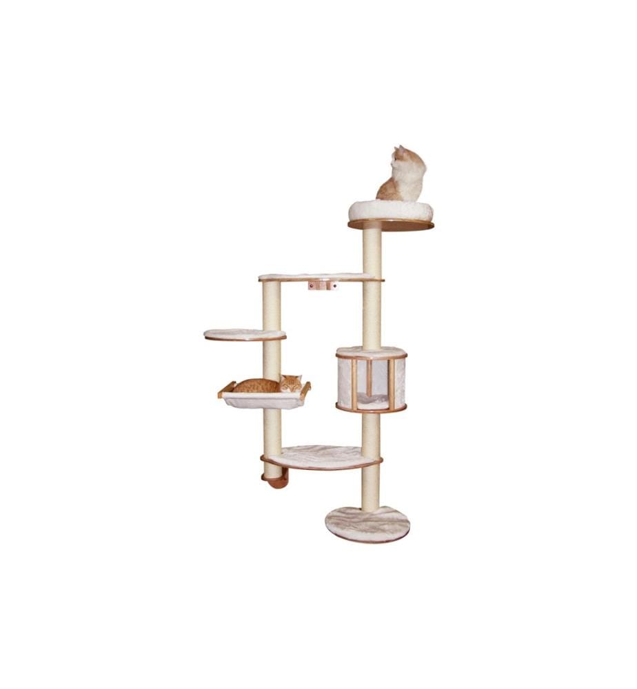 KERBL - Kratzbaum DOLOMIT XL – Weiss, 185 x 115 cm
