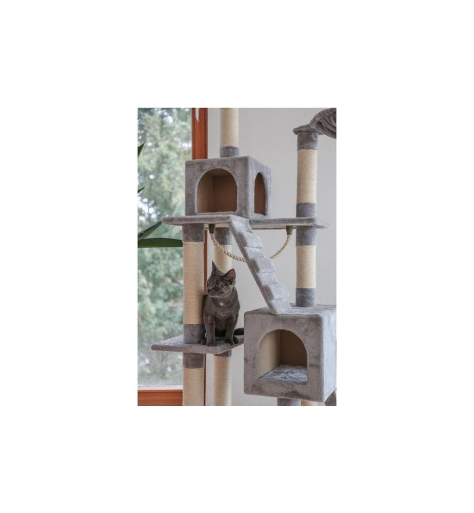 KERBL - Kratzbaum Square – Grau, 84 x 50 x 178 cm