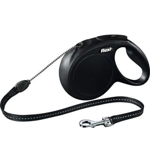 FLEXI - Laisse de chien New Classic Noir M, 8 m