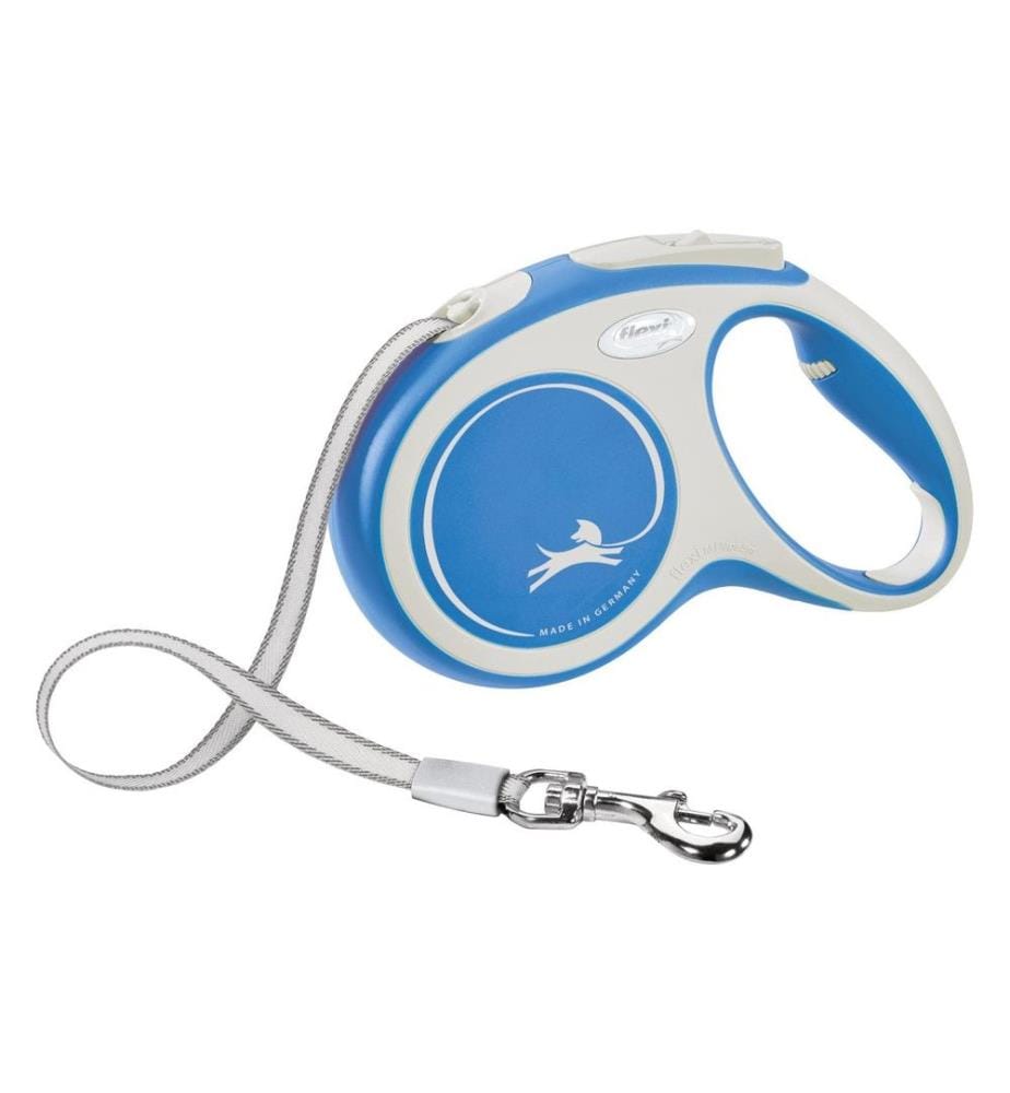 FLEXI - Laisse de chien New Comfort bleu M, 5 m