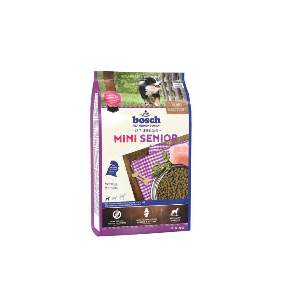 BOSCH TIERNAHRUNG - Trockenfutter Mini Senior 2.5 kg