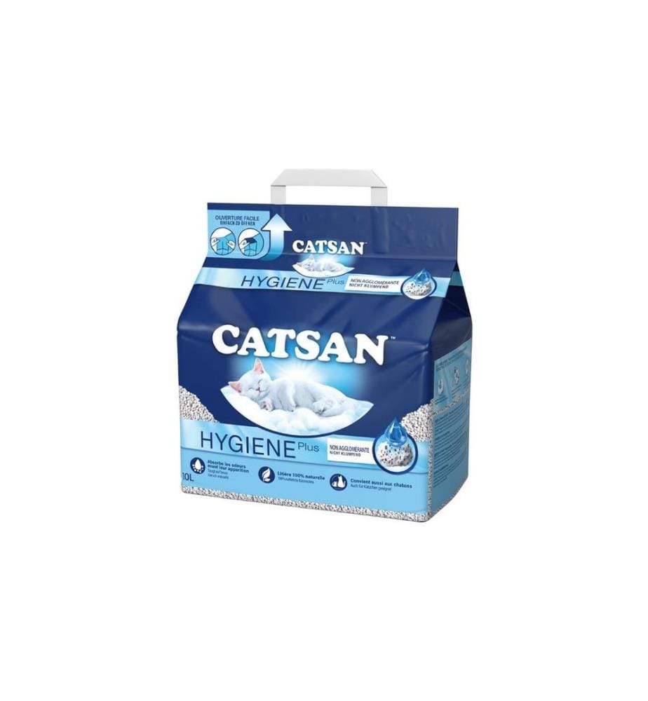 CATSAN - Litière pour chat Hygiène Plus 10 l