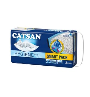 CATSAN - Katzenstreu Hygiene Plus Smart Pack, 2 x 4l