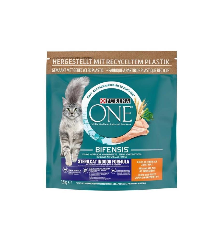 PURINA ONE - Trockenfutter Sterilcat Indoor Huhn, 1.5 kg