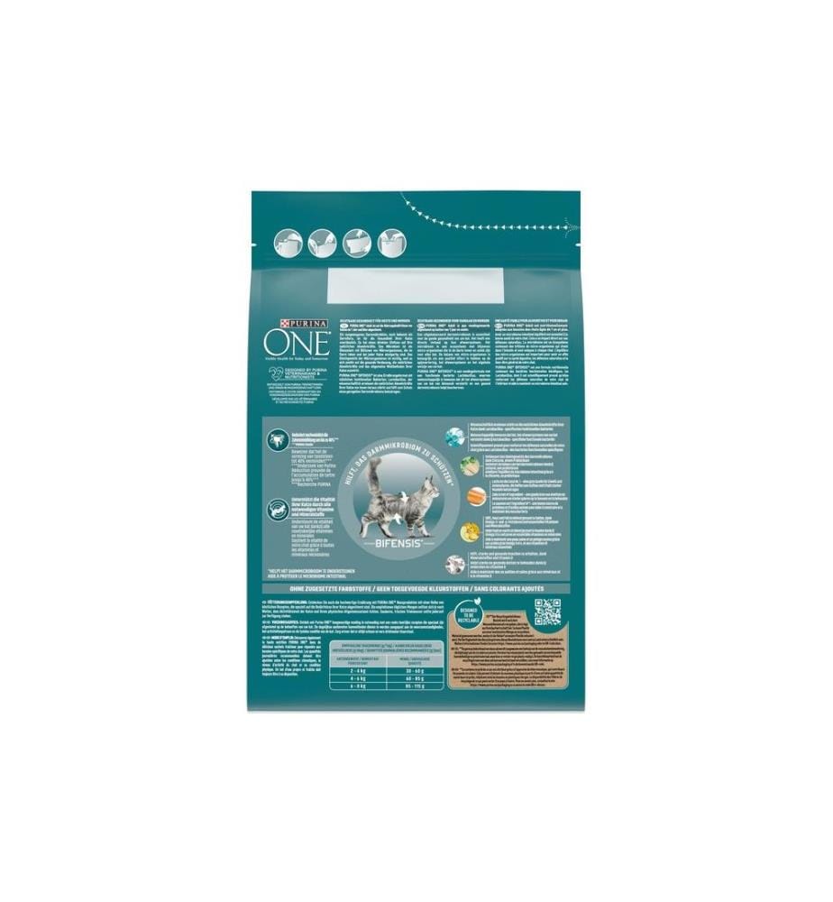 PURINA ONE - Trockenfutter Adult Lachs & Vollkorn, 3 kg