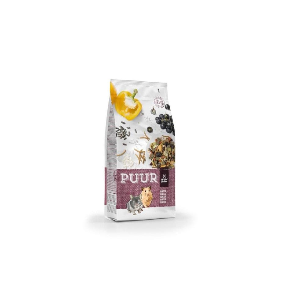 WITTE MOLEN - Hauptfutter Puur Gourmet-Müsli für Hamster, 400 g
