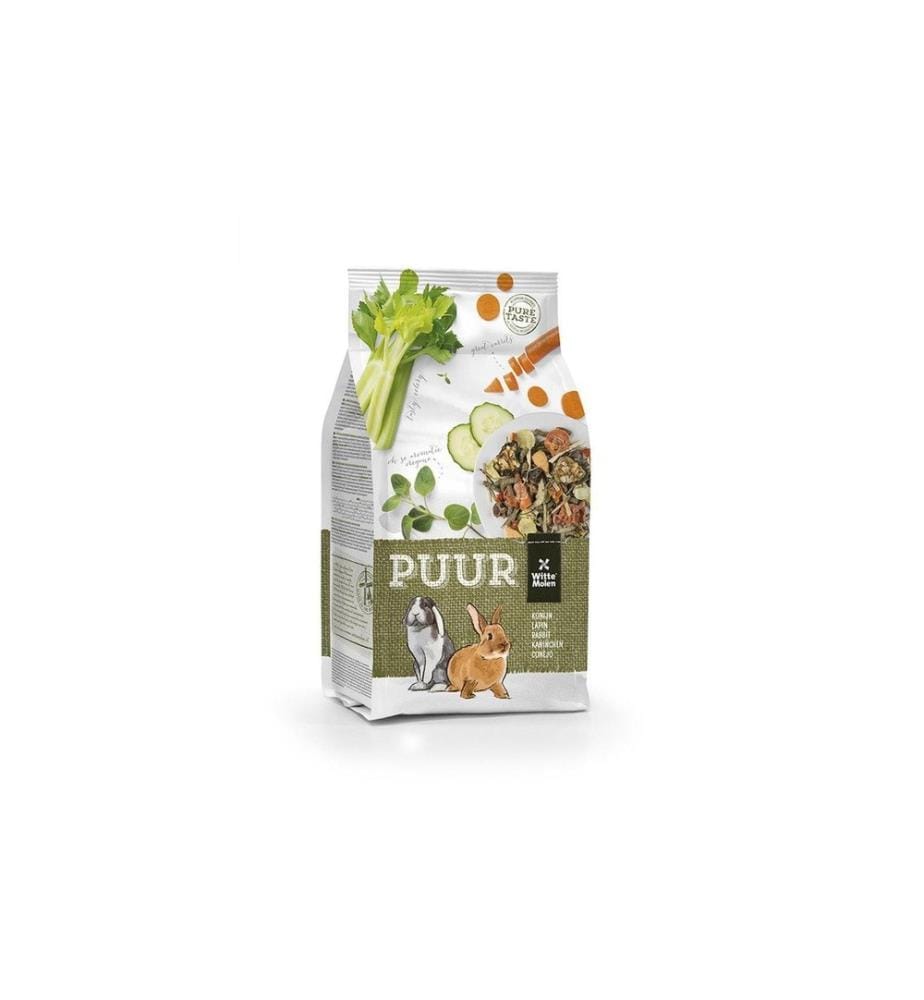 WITTE MOLEN - Hauptfutter Puur Gourmet-Müsli für Kaninchen, 2 kg