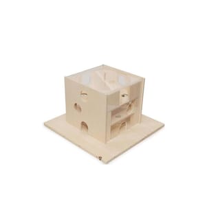 HUNDESPIELE.CH - Katzen-Strategiespiel Katzenfummelhaus aus Holz