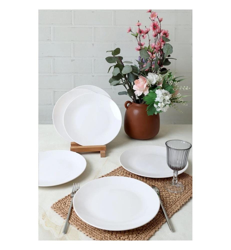 Cake Serving Set 6 Pieces - White