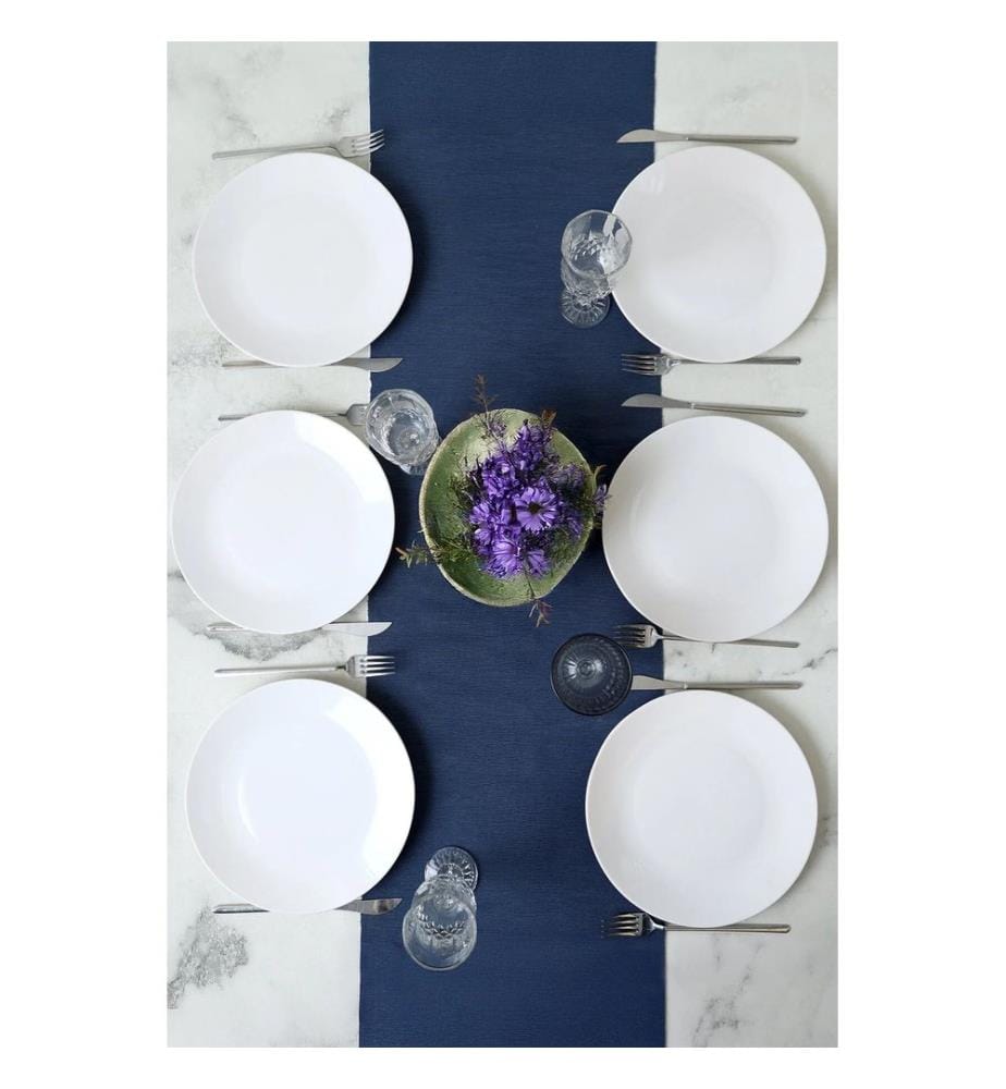 Cake Serving Set 6 Pieces - White