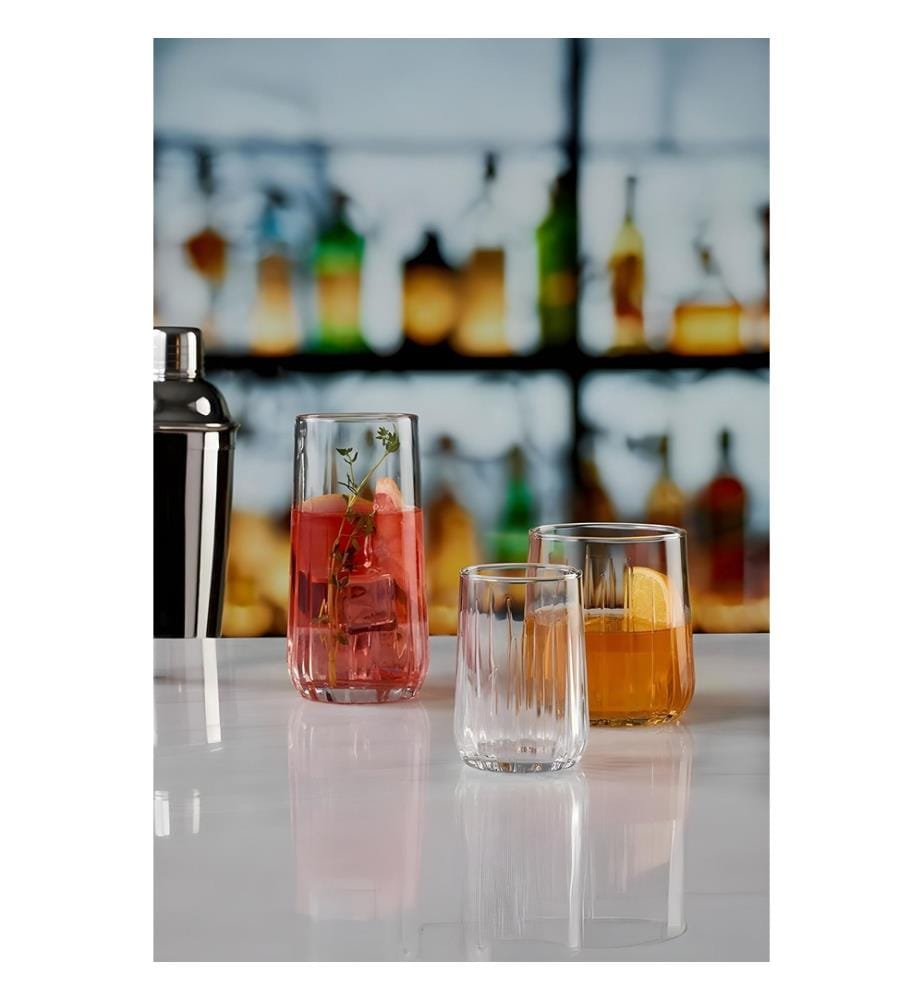 Glas-Set 18-teilig - Transparent