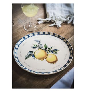 Service Plate - Yellow