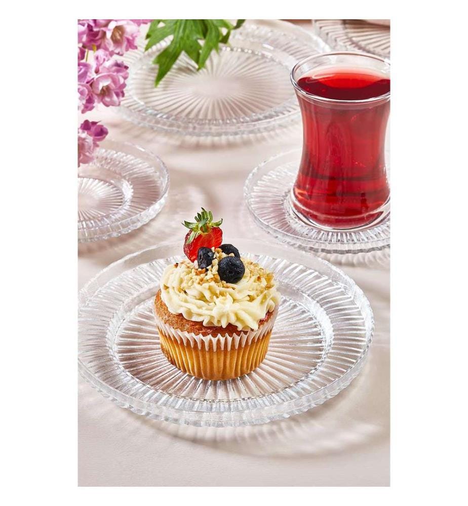 Tea Set 18 Pieces - Transparent