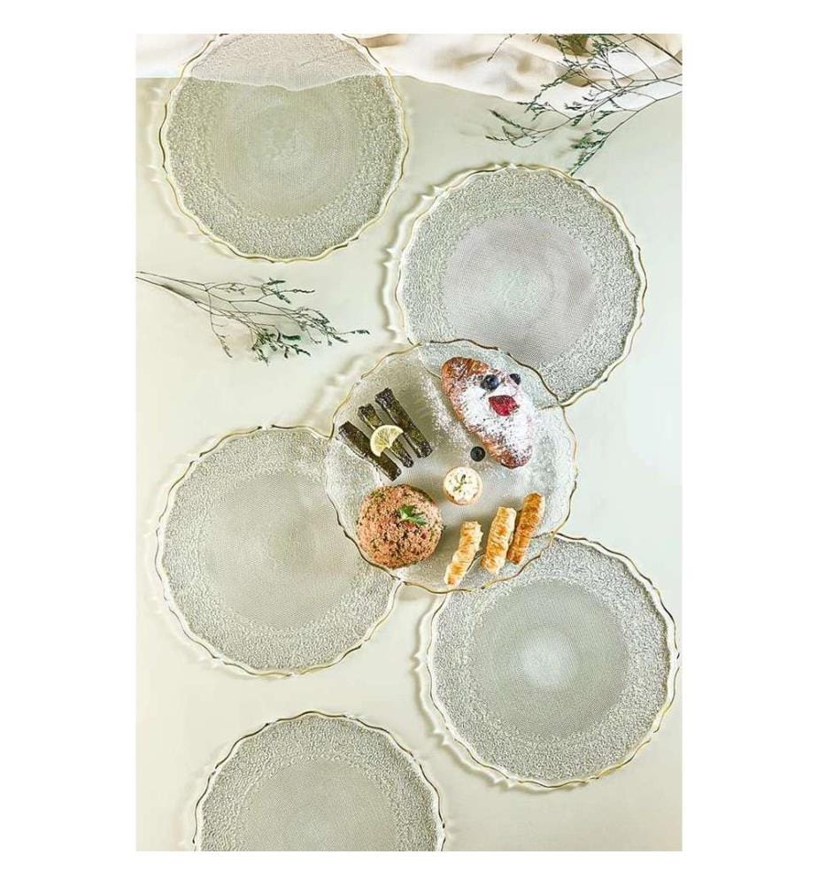 Set d'assiettes 6 pièces - Transparent