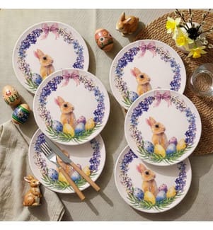 Set d'assiettes à dessert 6 pièces - Multicolore