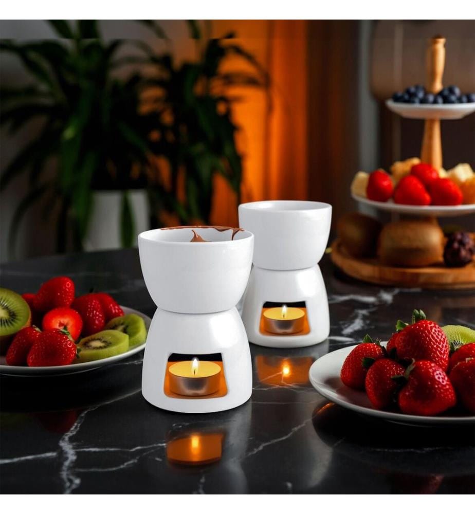 Fondue Set - White