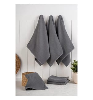 Set d'essuie-tout 6 pièces - Anthracite