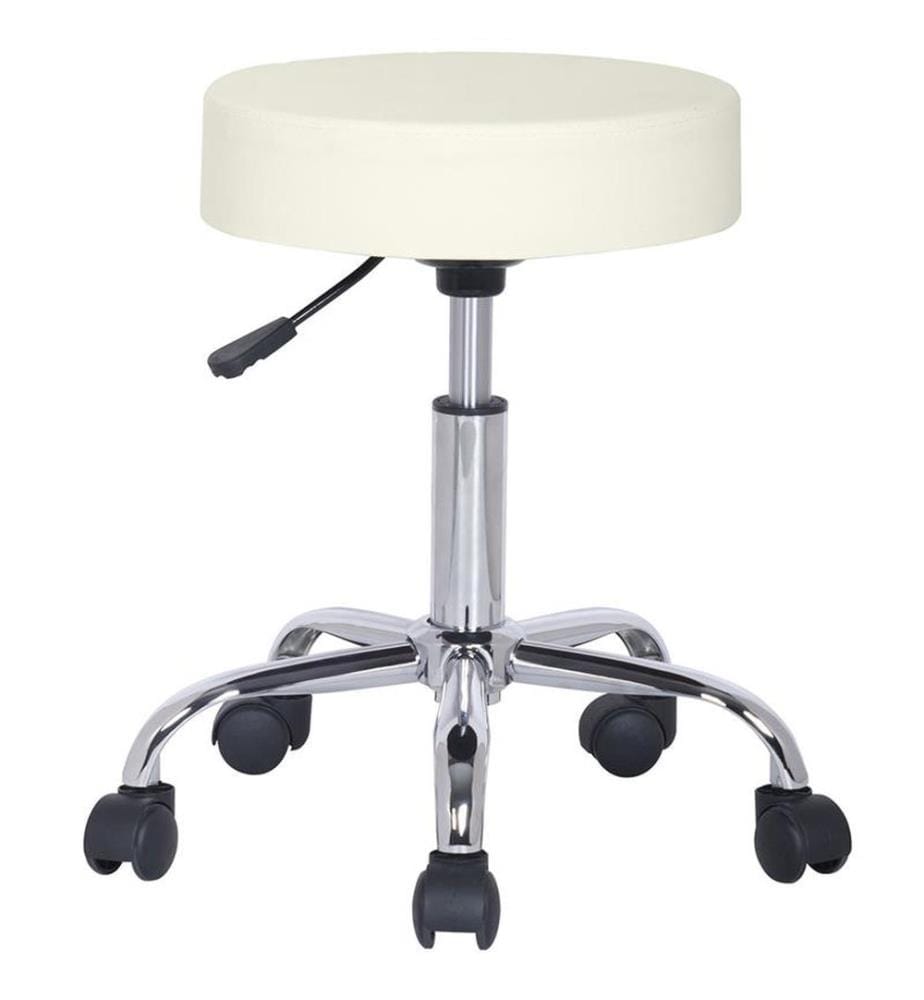 Design Rollhocker Praxishocker Elfenbein Weiss