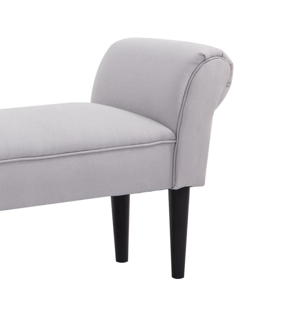 Banc Orient Banc rembourré L102 x l31 x H51 cm Gris