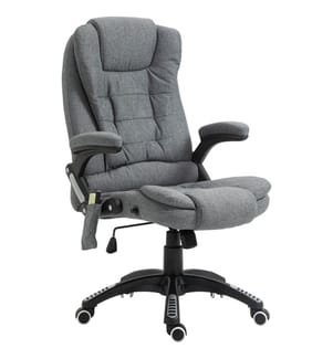 Massage Bürostuhl Deluxe ergonomisch Grau