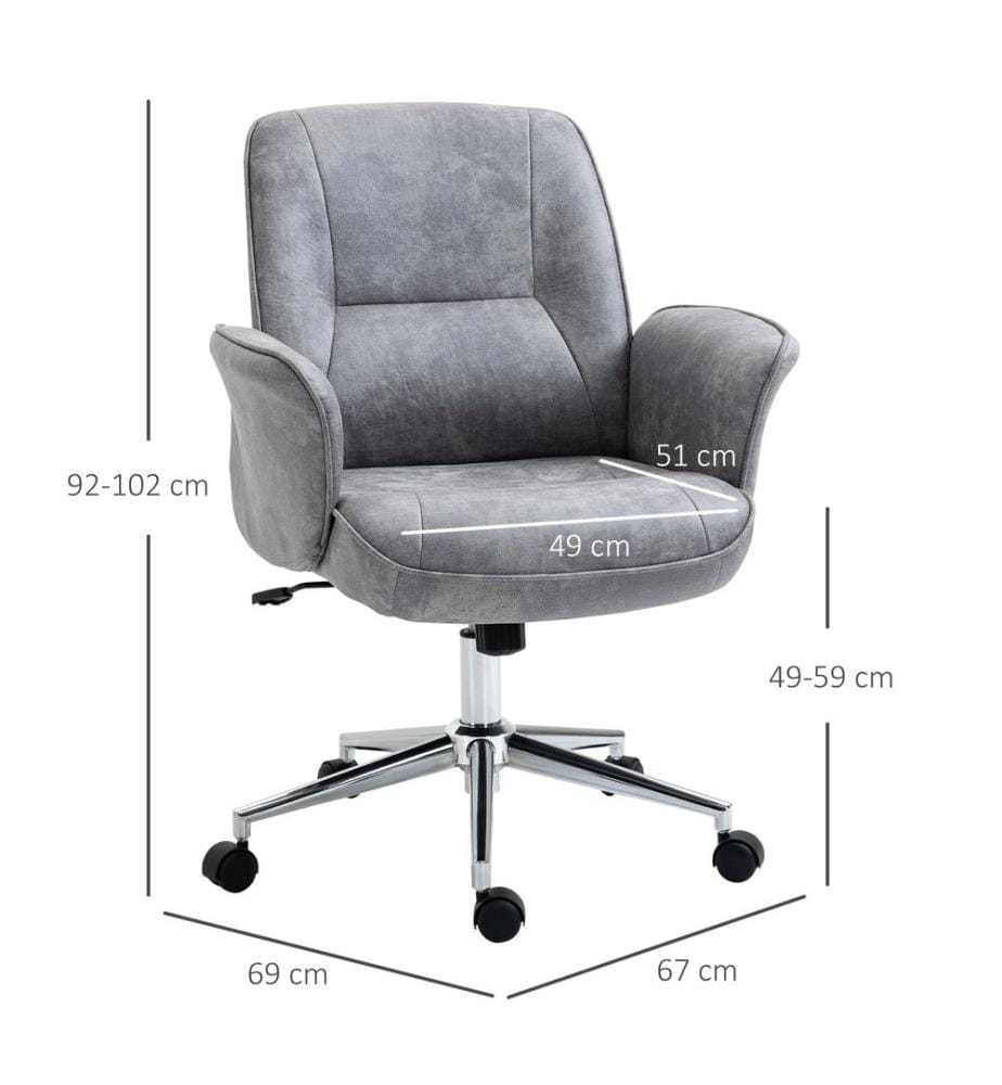 Bürostuhl Home-Office-Stuhl mit Wippenfunktion