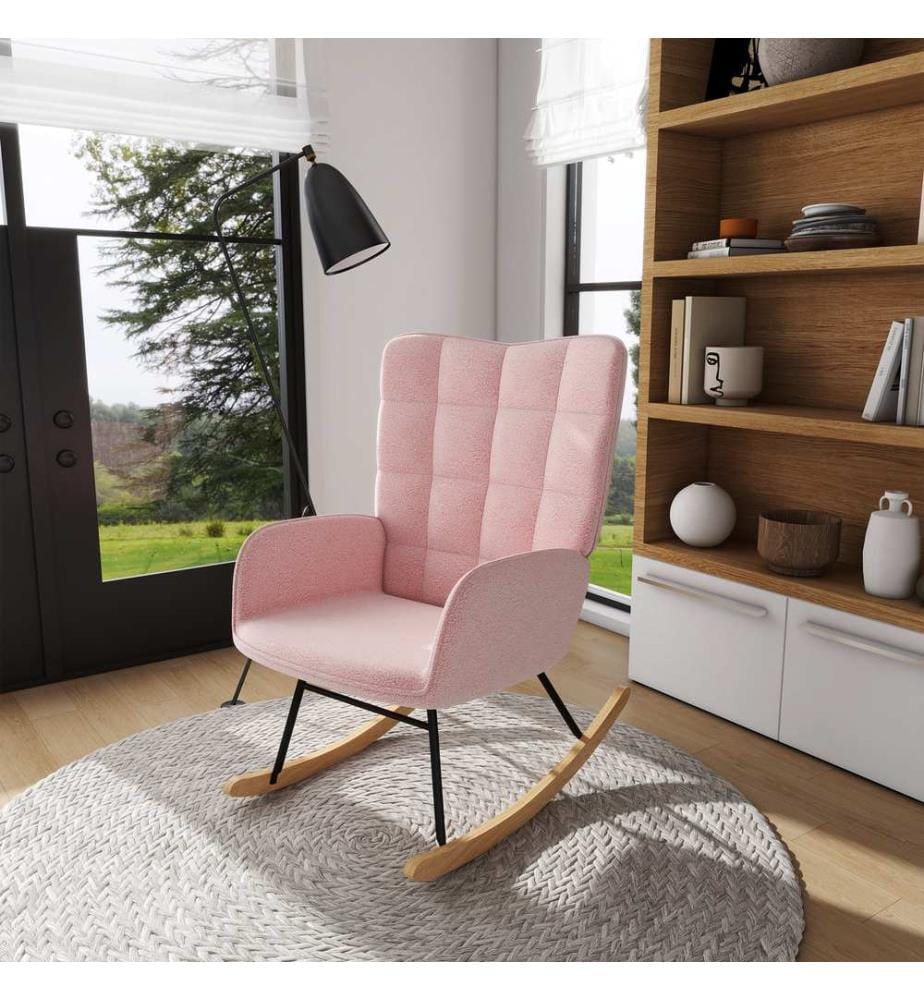 Fauteuil à bascule Relax La mmfellimitat Rosa